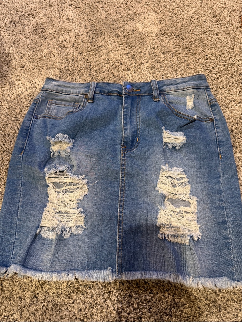 American Bazi Jean Skirt EUC Size Medium